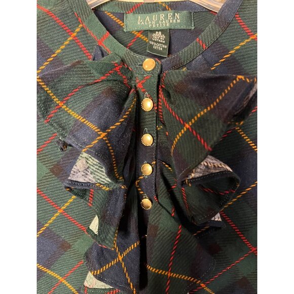 Lauren Ralph Lauren Petite Small tartan Cotton - Picture 3 of 8